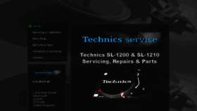 What Technics-service.co.uk website looked like in 2018 (6 years ago)
