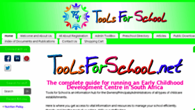 What Toolsforschool.net website looked like in 2018 (6 years ago)