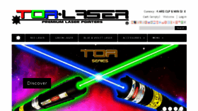 What Torlaser.com website looked like in 2018 (6 years ago)