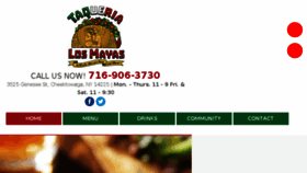 What Taquerialosmayas.com website looked like in 2018 (6 years ago)