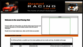 What Thesmartracingclub.com website looked like in 2018 (6 years ago)