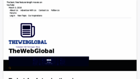 What Thewebglobal.com website looked like in 2018 (6 years ago)