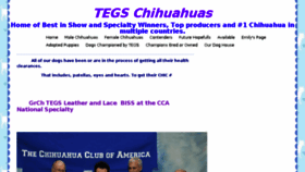 What Tegschihuahua.com website looked like in 2018 (6 years ago)