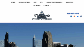 What Trianglepremierproperties.com website looked like in 2018 (6 years ago)