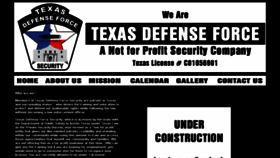 What Txdf.org website looked like in 2018 (6 years ago)