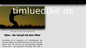What Timluedtke.de website looked like in 2018 (6 years ago)