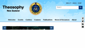 What Theosophy.nz website looked like in 2018 (6 years ago)