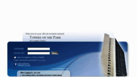 What Towersontheparknyc.com website looked like in 2018 (6 years ago)