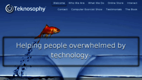 What Teknosophy.com website looked like in 2018 (6 years ago)