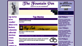 What Thefountainpen.com website looked like in 2018 (6 years ago)