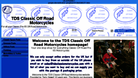 What Tdsclassicmotorcycles.com website looked like in 2018 (6 years ago)