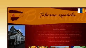 What Taberna-espanola.de website looked like in 2018 (6 years ago)
