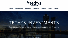 What Tethysinvestments.com website looked like in 2018 (6 years ago)