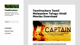 What Tamilrockers.online website looked like in 2018 (6 years ago)