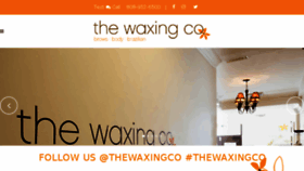 What Thewaxingco.com website looked like in 2018 (6 years ago)