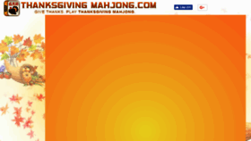 What Thanksgivingmahjong.com website looked like in 2018 (6 years ago)