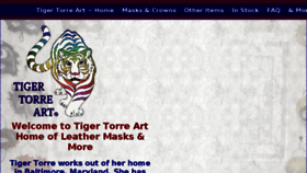 What Tigertorreart.com website looked like in 2018 (6 years ago)