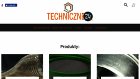 What Techniczne24.pl website looked like in 2018 (6 years ago)
