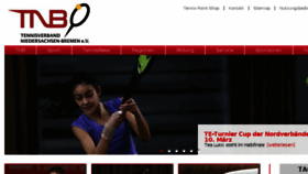 What Tnb-tennis.de website looked like in 2018 (6 years ago)