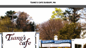 What Tsangscafe.com website looked like in 2018 (6 years ago)