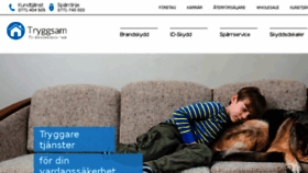 What Tryggsam.se website looked like in 2018 (7 years ago)