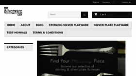 What Thesilverwareguy.com website looked like in 2018 (6 years ago)