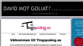 What Tingspoang.se website looked like in 2018 (6 years ago)