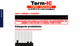 What Termic.com.pl website looked like in 2018 (6 years ago)