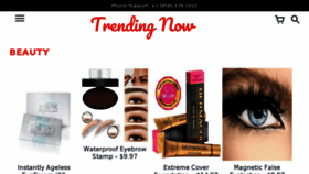 What Trendybeauty.co website looked like in 2018 (6 years ago)