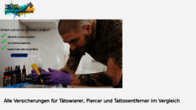 What Tattoo-piercing-versicherung.de website looked like in 2018 (6 years ago)
