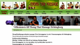 What Thongthaimassage.com website looked like in 2018 (6 years ago)