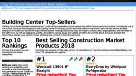 What Top10homeimprovementbestsellers.com website looked like in 2018 (6 years ago)