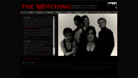 What Thewitching.com website looked like in 2018 (6 years ago)