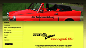 What Trabi-cottbus.de website looked like in 2018 (6 years ago)