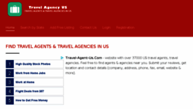 What Travel-agent-us.com website looked like in 2018 (6 years ago)