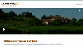 What Tascosagolfclub.com website looked like in 2018 (6 years ago)