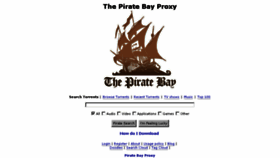 What Thepbproxy.com website looked like in 2018 (6 years ago)