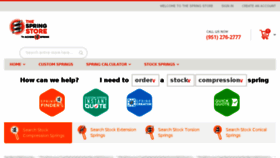What Thespringstore.com website looked like in 2018 (6 years ago)