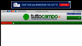 What Tuttocampo.it website looked like in 2018 (7 years ago)