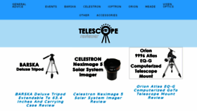 What Telescopereviewer.com website looked like in 2018 (6 years ago)