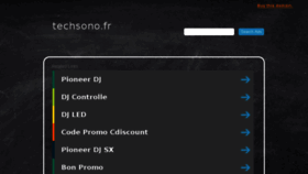 What Techsono.fr website looked like in 2018 (6 years ago)