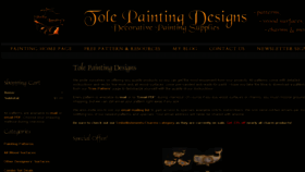 What Tolepaintingdesigns.com website looked like in 2018 (6 years ago)