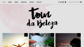 What Tourdabeleza.com.br website looked like in 2018 (6 years ago)