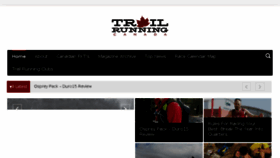 What Trailrunningcanada.ca website looked like in 2018 (6 years ago)