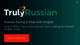 What Trulyrussian.com website looked like in 2018 (6 years ago)