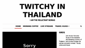 What Twitchyinthailand.com website looked like in 2018 (6 years ago)