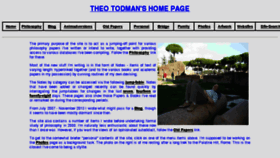 What Theotodman.com website looked like in 2018 (6 years ago)