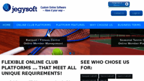 What Tennisclubsoft.com website looked like in 2018 (6 years ago)