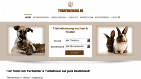 What Tierbetreuung.de website looked like in 2018 (6 years ago)