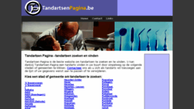 What Tandartsenpraktijk.be website looked like in 2018 (6 years ago)